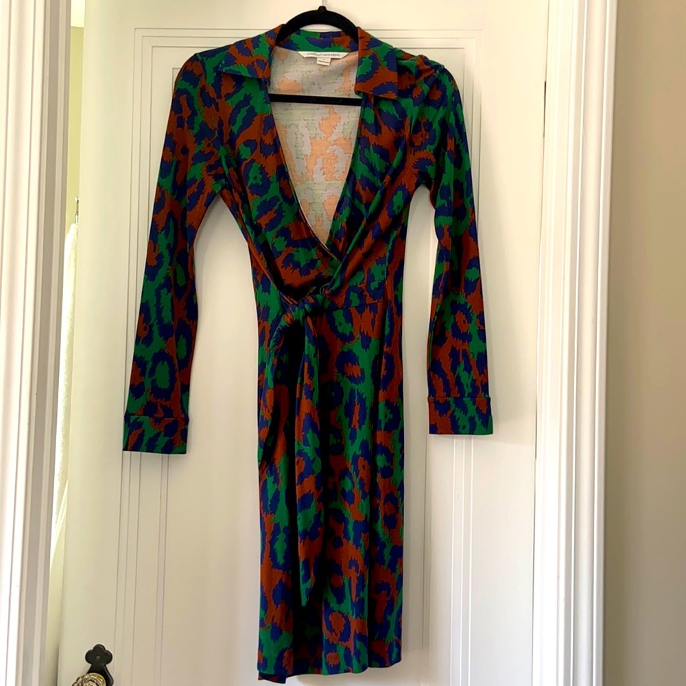 DvF Leopard Wrap Dress